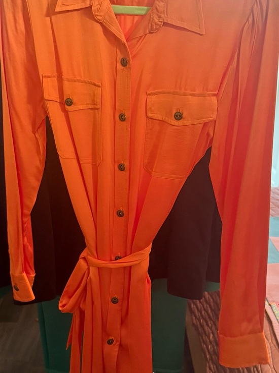 Lauren Ralph Lauren Dresses & Skirts - Lauren Ralph Lauren Orange Shirt Dress in great condition!